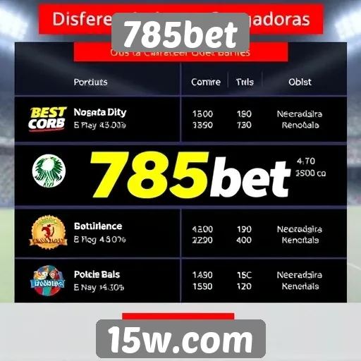 Diferenciais competitivos do 785bet em relação a concorrentes
